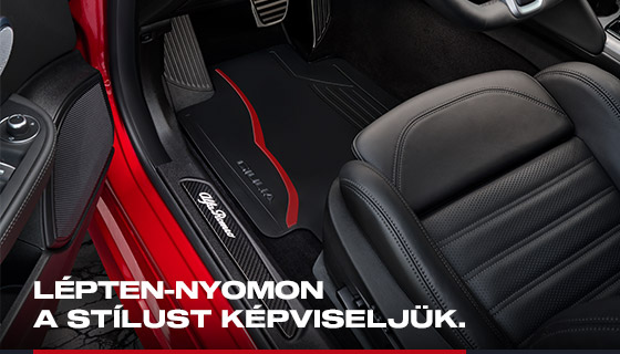 Alfa Romeo utastér szőnyeg kampány